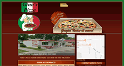 Desktop Screenshot of ginospizzagr.com